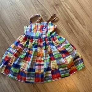 Kelly’s Kids sun dress. Monogram C.